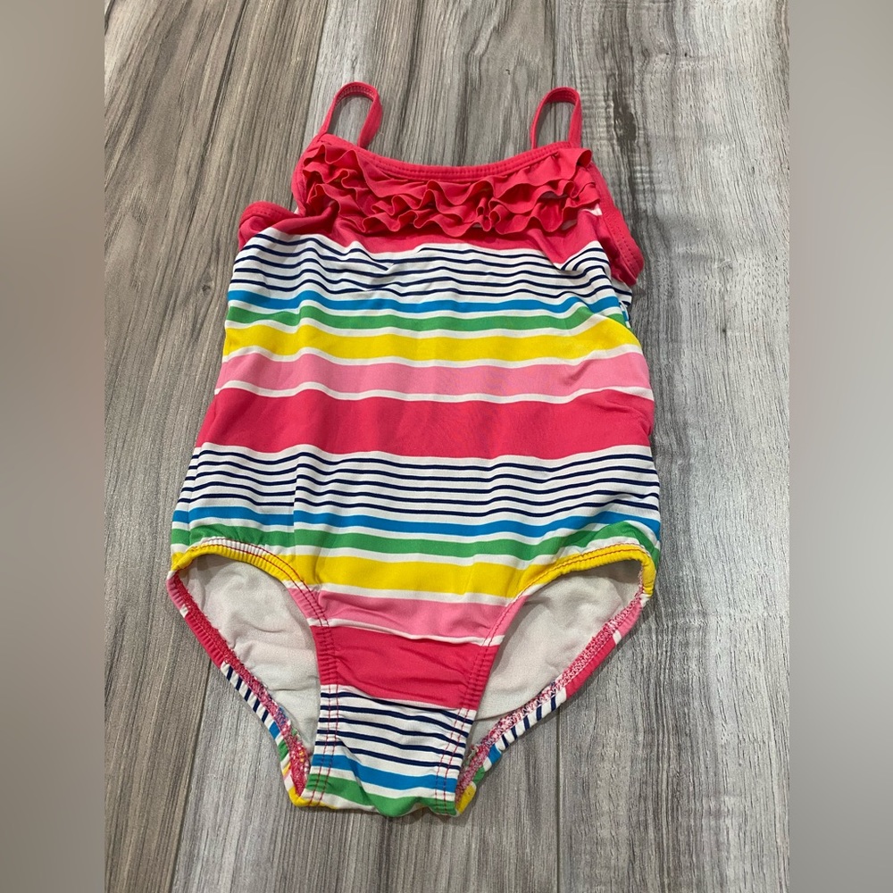Striped swimsuit